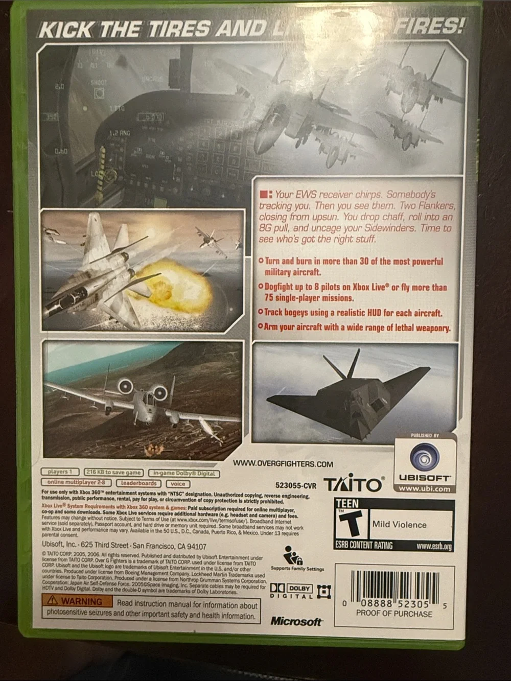 Over G Fighters - Xbox 360 videogame
